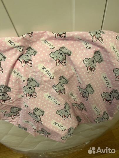 Матрас детский круглый в кроватку