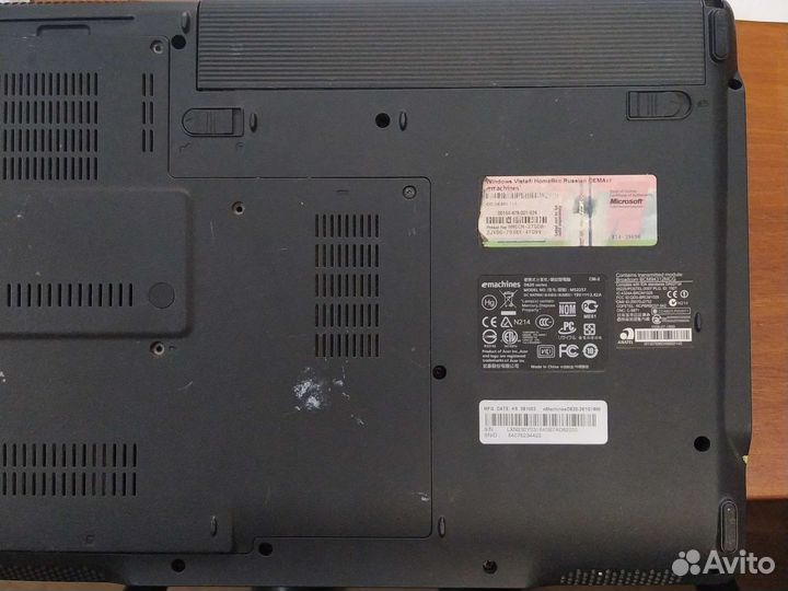 Ноутбук Emachines D 620