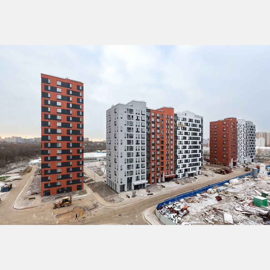 2-к. квартира, 57,4 м², 6/17 эт.