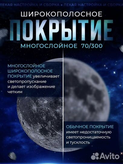 Телескоп космический мощность 150 крат