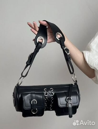 Сумка готическая черная