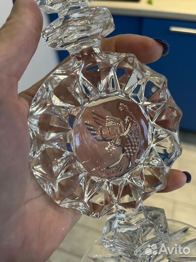 Хрустальный подсвечник