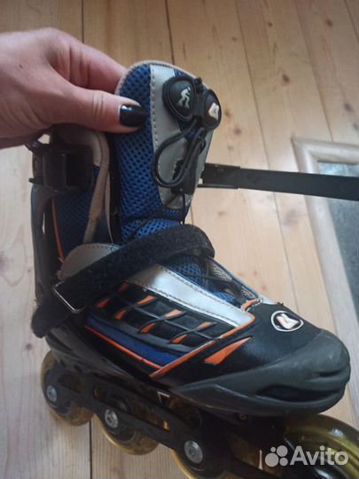 Роликовые коньки детские раздвижные 33-36