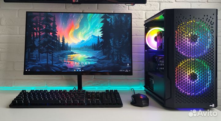 Игровой пк i7/gtx1660super/ssd m2 512гб/16гб ddr4