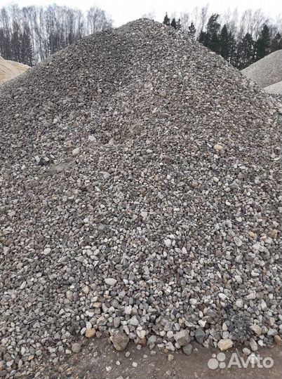 Щебень в больших количествах