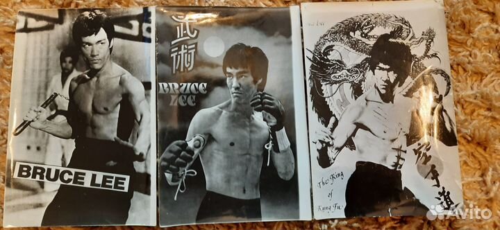 Фотокарточки 90-х (Шварцнеггер, Брюс Ли, Сталлоне)