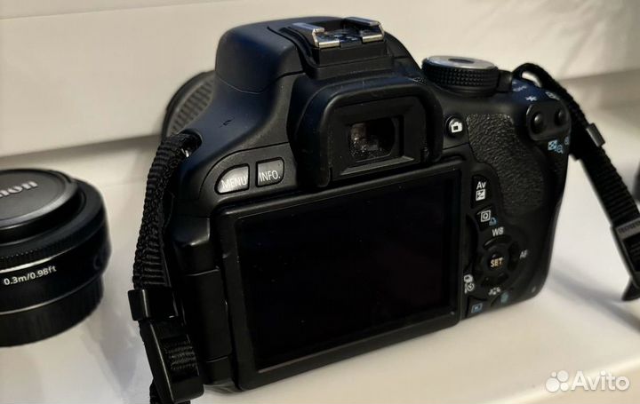 Фотоаппарат с 2 объективами Canon EOS 600D Kit