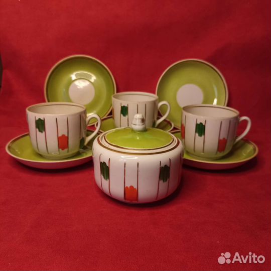 Чайный сервиз Кузяево 1960-е