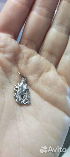 Кулон подвеска серебро