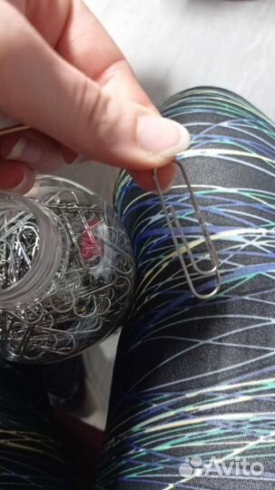 Скрепки большие (в бутылке)