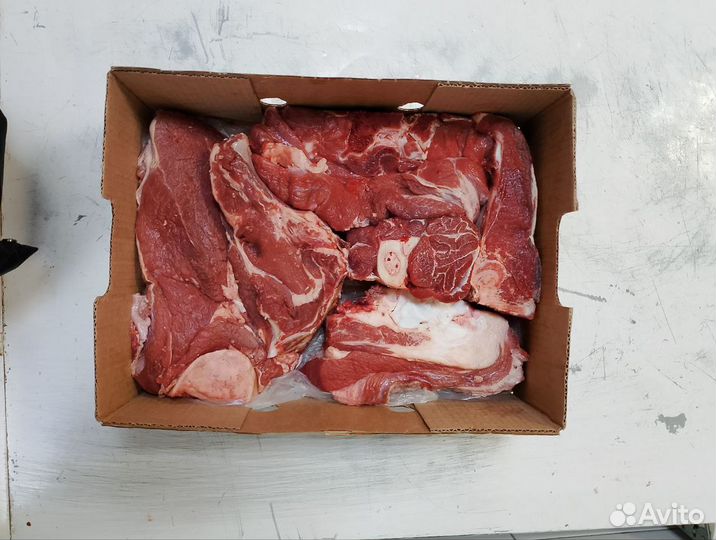 Мясо говядина на кости 10-12 кг