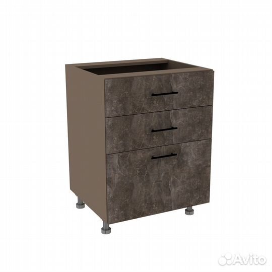 Шкаф напольный Амика-5qh для кухни на заказ