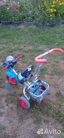 Велосипед трёхколёсный детский planes