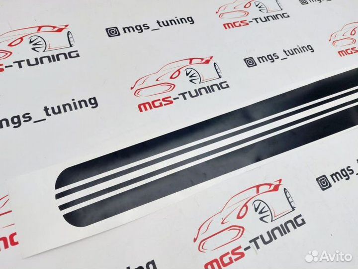 Наклейки AMG Edition на E-Class W212 черный мат