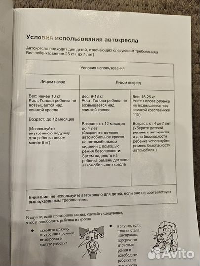 Детское автокресло