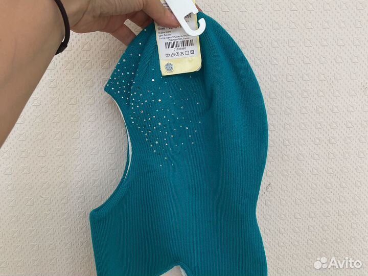 Шлем шапка девочка 6 лет новый