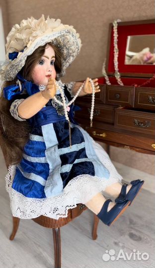 Антикварная кукла déposé TÉTE jumeau 10