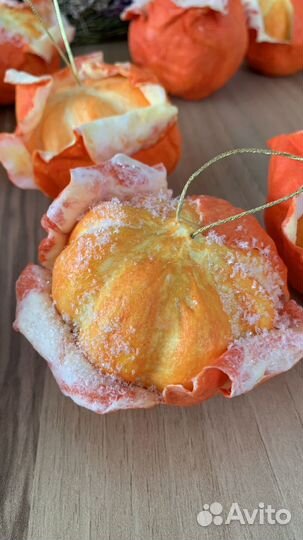 Ватные елочные игрушки