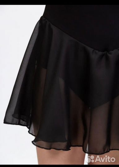 Купальник гимнастический чёрный