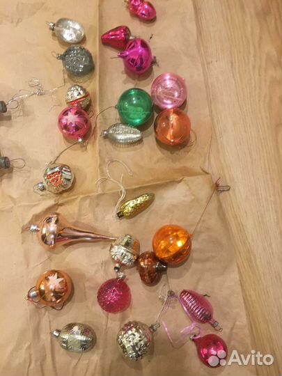 Елочные игрушки СССР