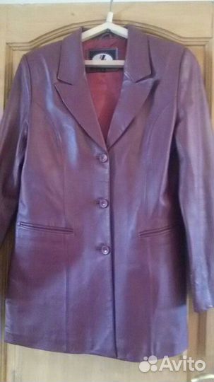 Кожаный пиджак