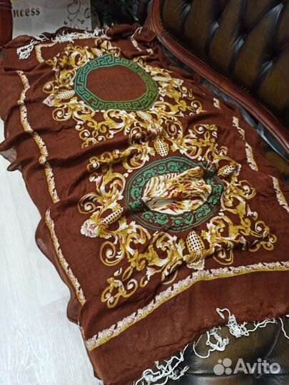 Палантин versace кашемир италия