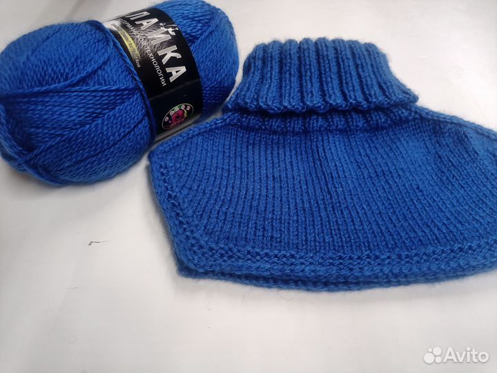 Манишка- шарф детский вязаный