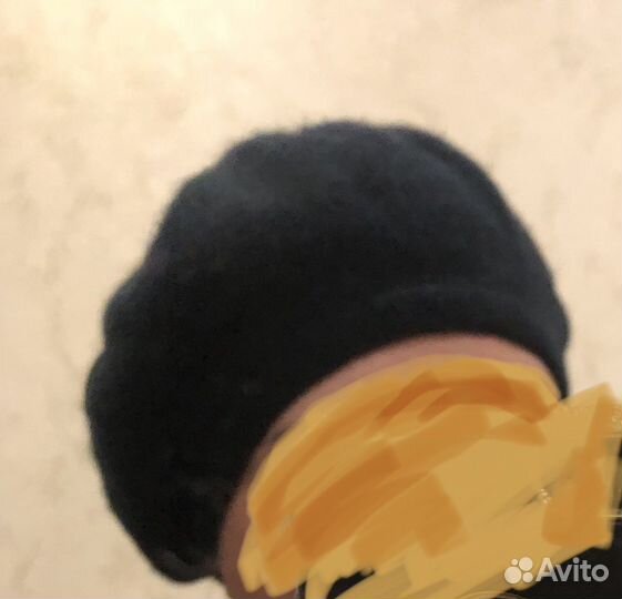 Берет черный женский