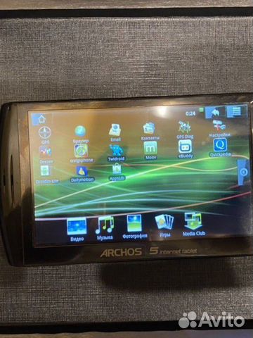 Планшет/телефон Archos 5 Internet tablet