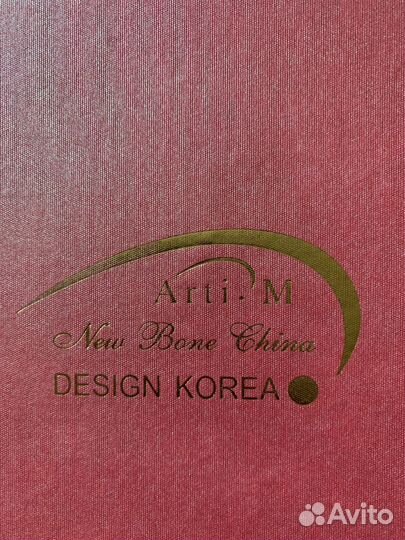 Набор чайных ложек (фарфор,металл), Корея