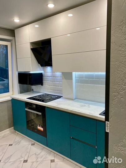 Прямая кухня на заказ. Фабрика