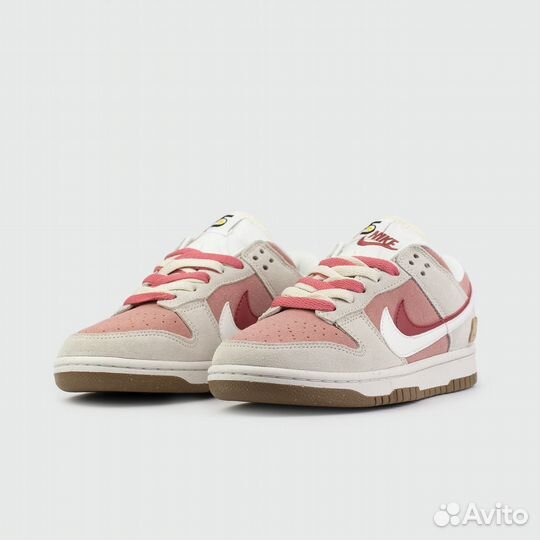 Кроссовки Nike Dunk Low Double Sw. Pink Grey (арт. 23374)