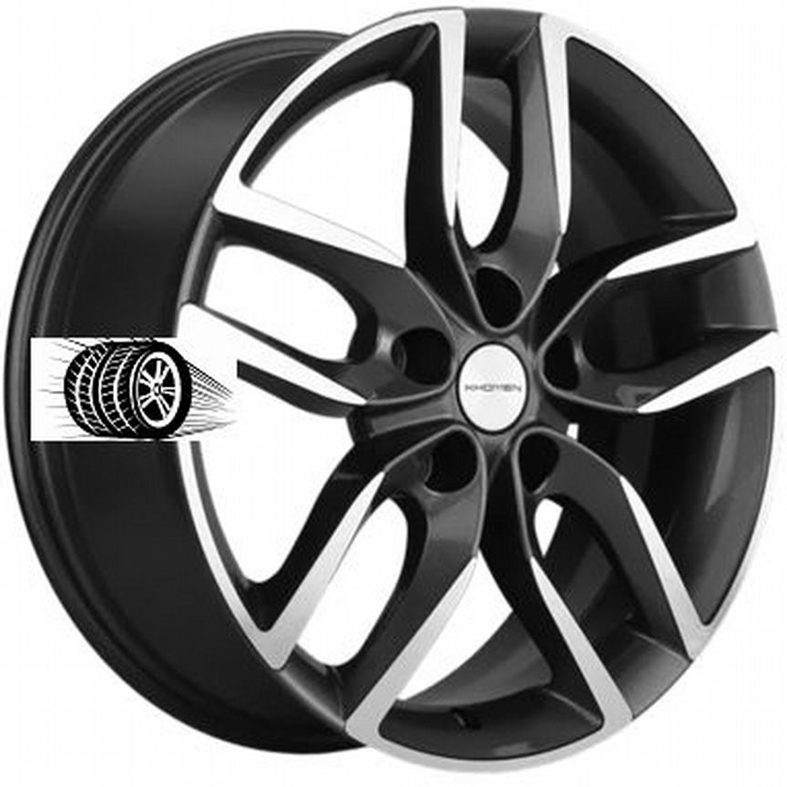 Литые диски Khomen Wheels 6.5×R17 5×114.3