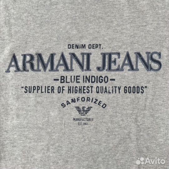 Armani Jeans M мужской легкий джемпер