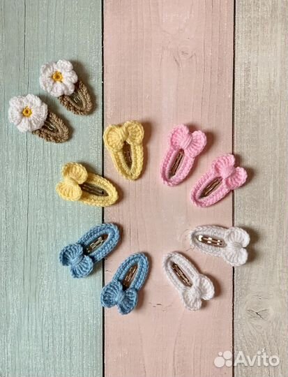 Заколки резинки ручной работы