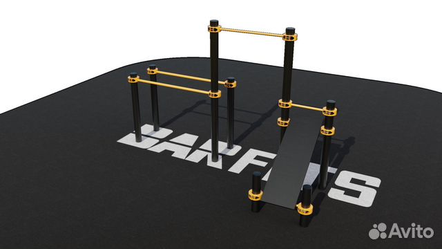 T-014 Турник, брусья, скамья для пресса D108 плас