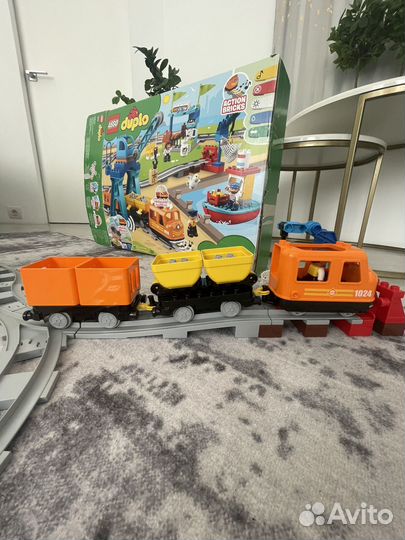 Lego duplo 10875 «Грузовой поезд»