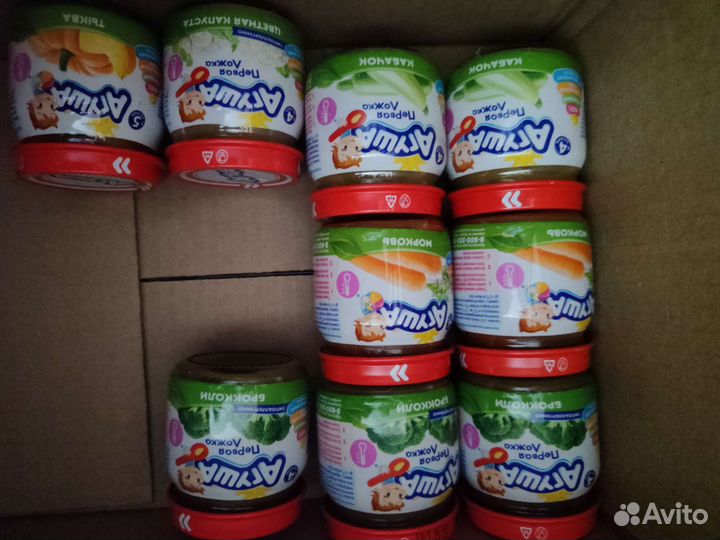 Пюре детские агуша. Обмен