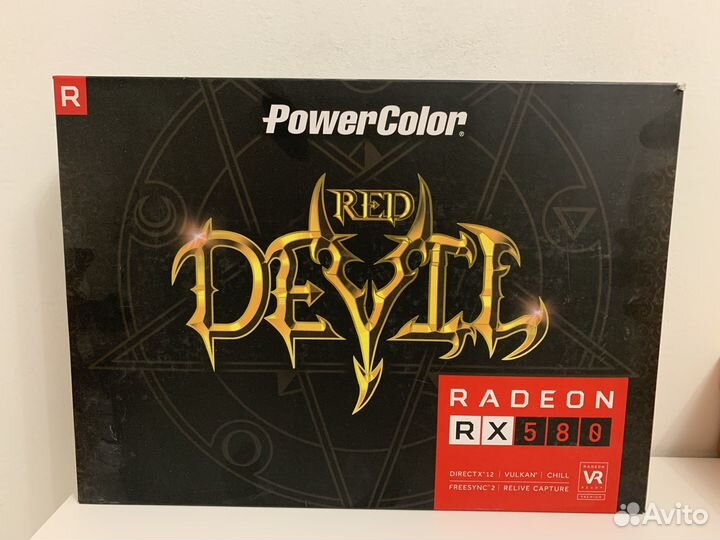 Видеокарта rx 580 red devil