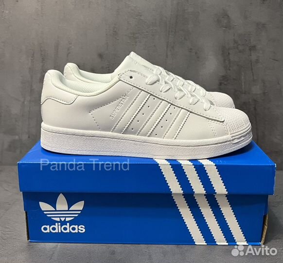 Кроссовки Adidas Superstar белые