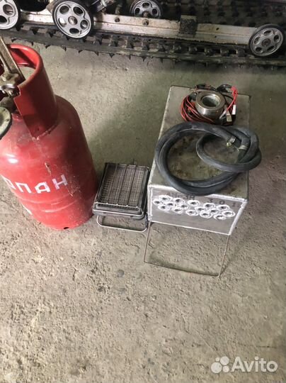 Печка газовая с балоном для зимней рыбалки