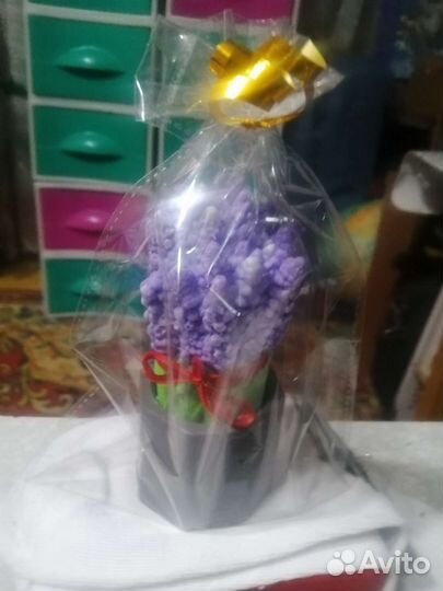 Мыло ручной работы лаванда