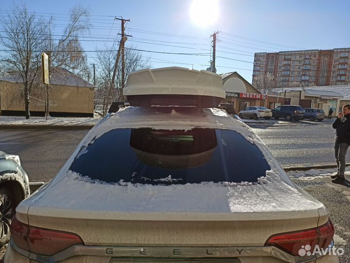 Автобокс на крышу Geely tugella