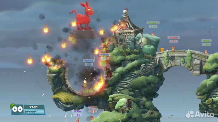Worms Battlegrounds + Worms W.M.D PS4 PS5