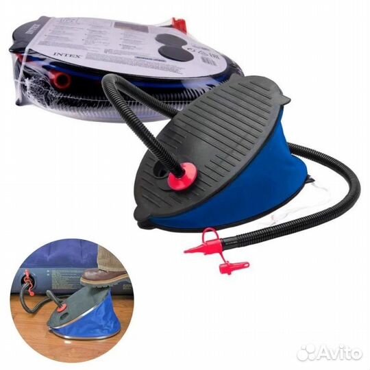Насос ножной, 28 см, 69611 intex