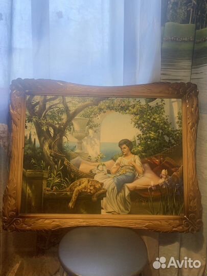 Большая картина Сатаров М.А маслом 93х73