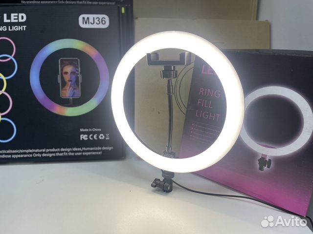 Кольцевая Лампа Led M26+Держатель Для Телефона