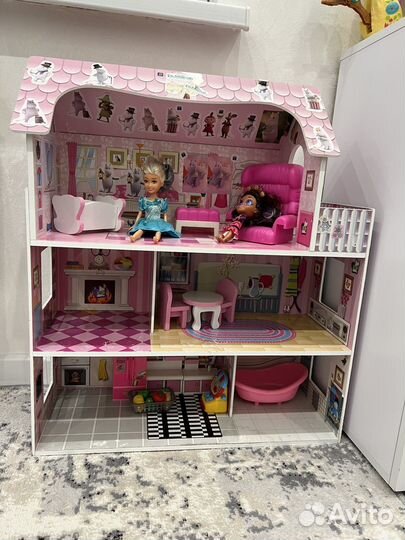 Домик кукольный для барби