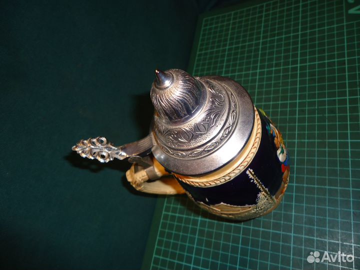 Кружка пивная старинная германия С крышкой