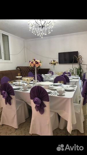 Столы и стулья и посуда на прокат